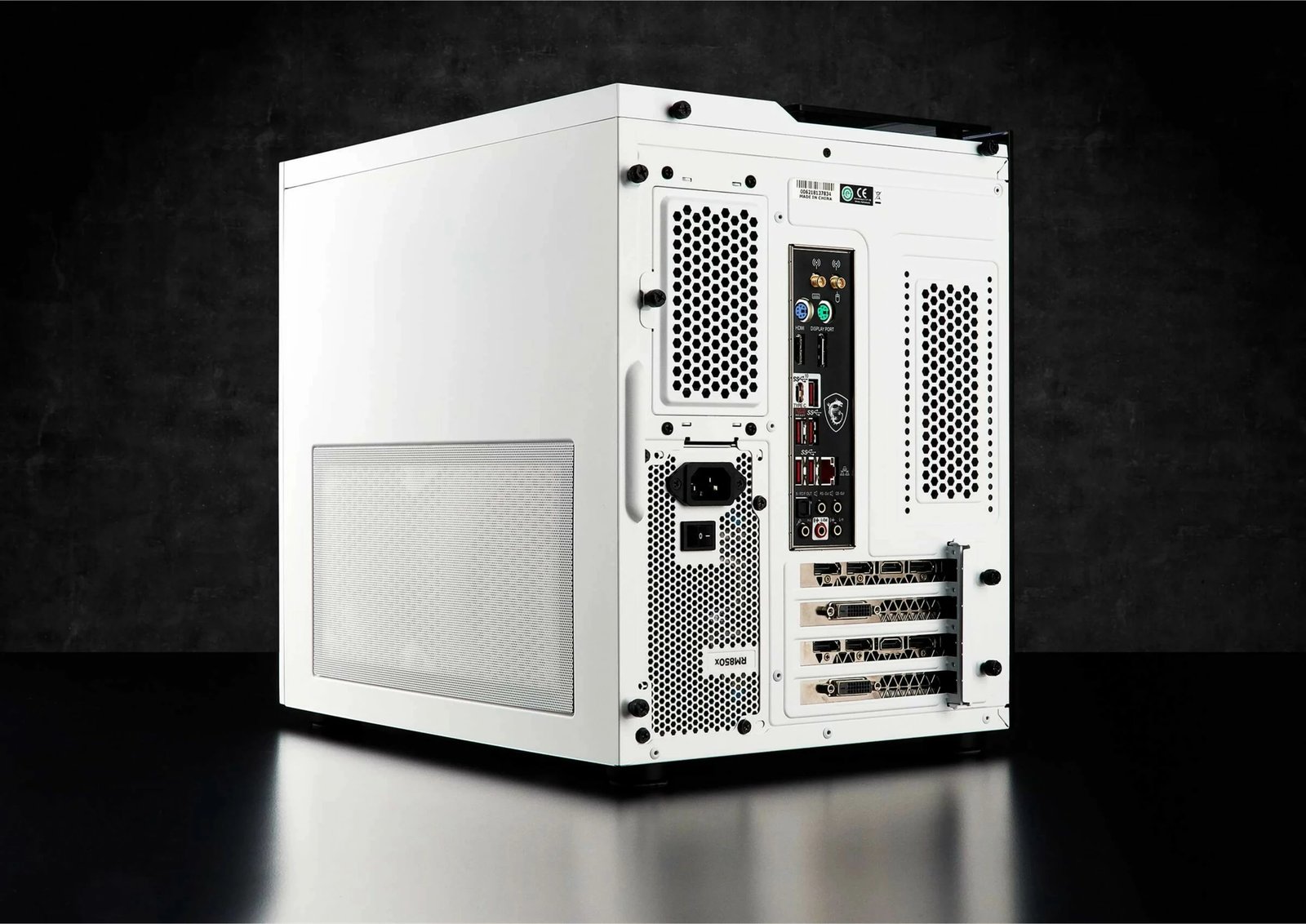 Kasë Corsair Crystal 280X, micro ATX, xham i temperuar, e bardhë