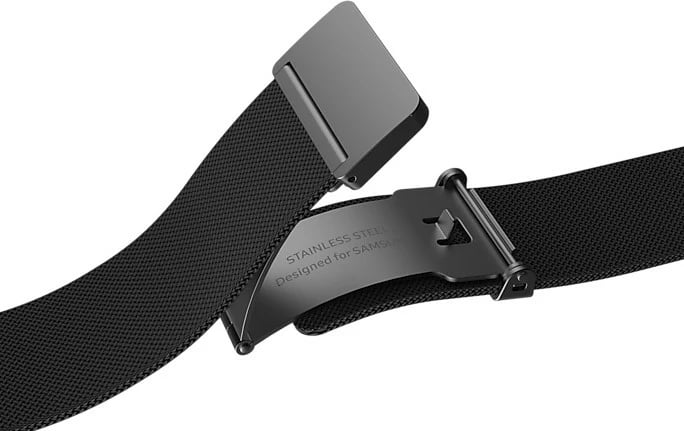 Rrip milanez Samsung për Galaxy Watch4/5/6/7 44mm, zi