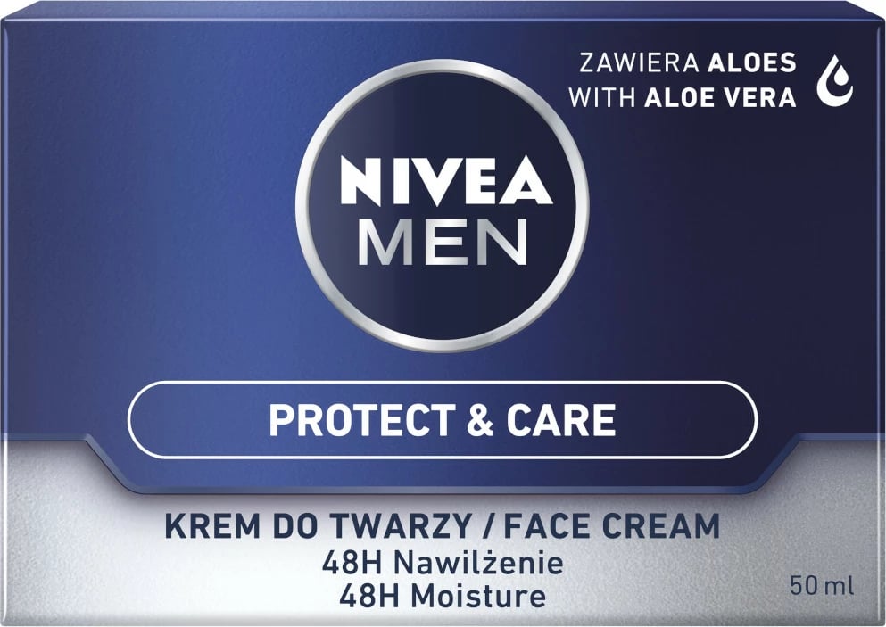 Krem fytyre për meshkuj Nivea Men Protect & Care Intensively Moisturizing, 50ml