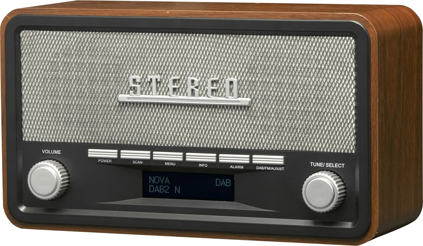 Radio Denver DAB-18, Analog & digital, E zezë, Gri