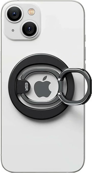 Mbështjellës ESR HaloLock Ring për celular, për iPhone 12/13/14, zi