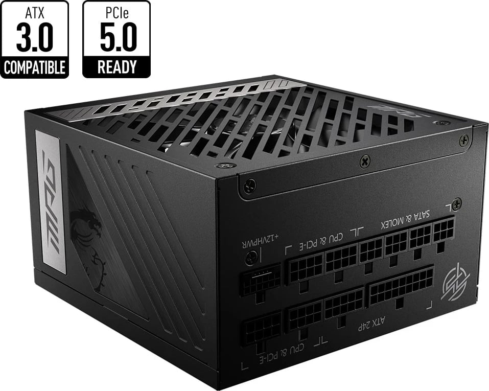 Furnizues energjie MSI MPG A850G PCIE5, 24-pin ATX, 850W, i zi  