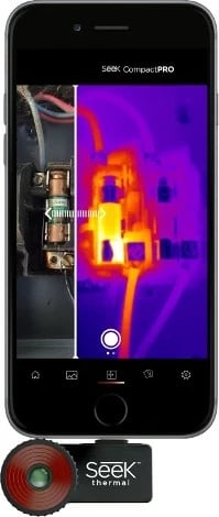 Kamerë termike Seek Thermal Pro FF për iOS, 320x240, 9 paleta, Lightning