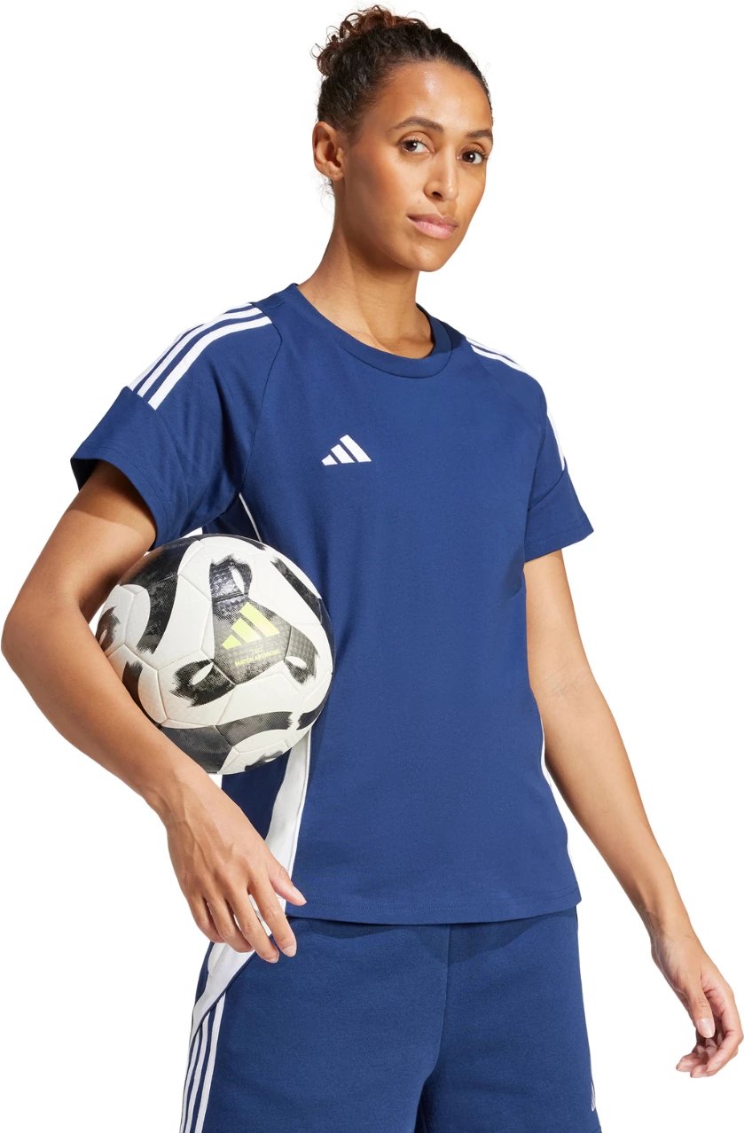 Maicë për femra adidas, kaltër-bardhë