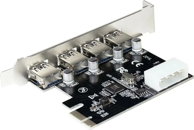 Kartelë PCIe LogiLink PC0057A, 4 porta USB 3.0, 5 Gbit/s