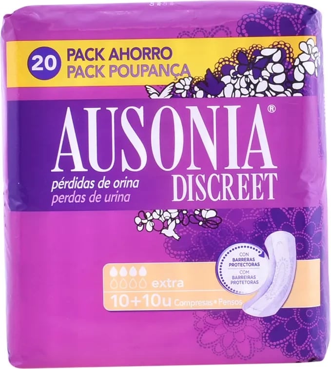 Peceta sanitare për humbje urine Ausonia Discreet Extra uniseks 20 copë