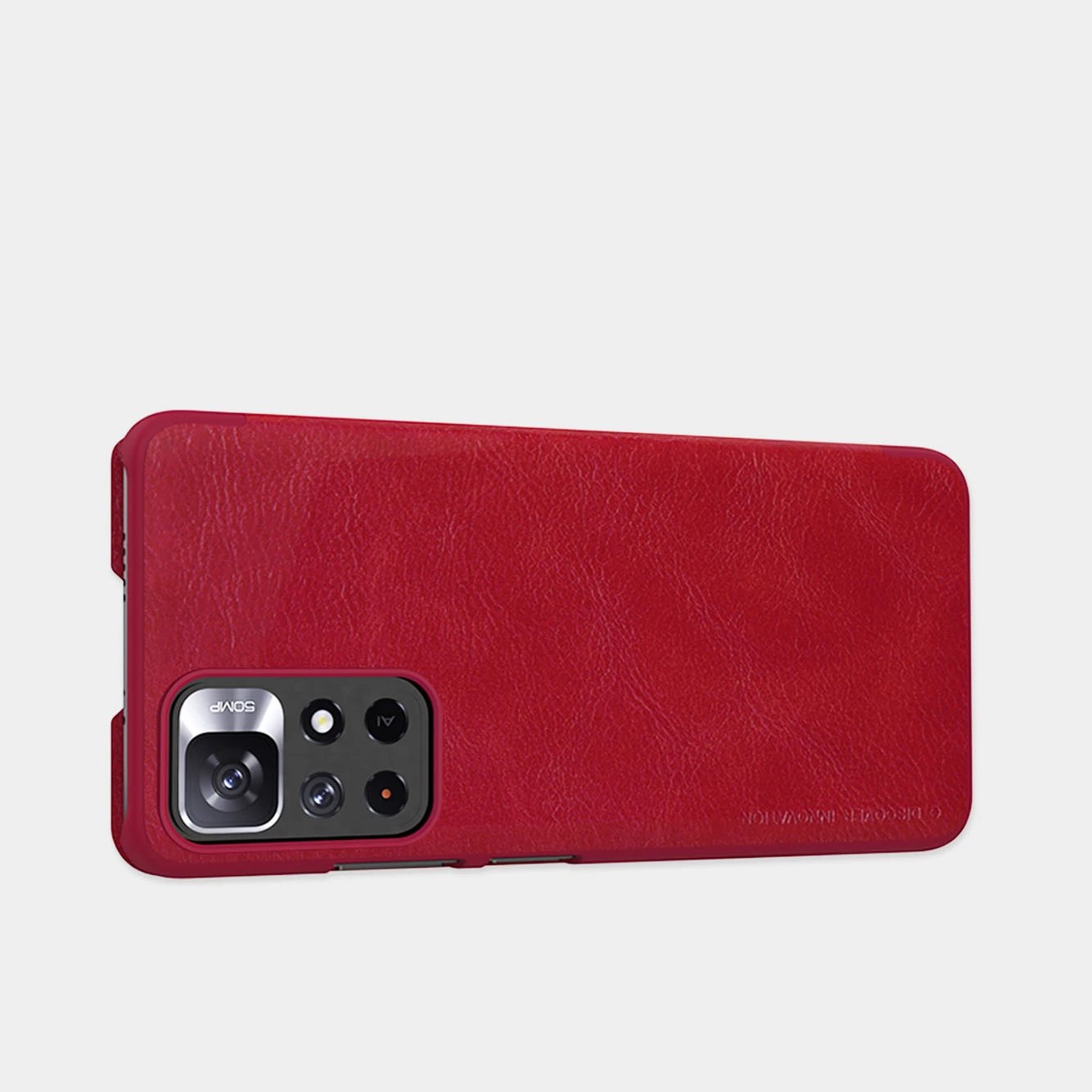 Mbështjellës Nillkin Qin Case për Xiaomi Redmi Note 11T 5G / Note 11S 5G / Note 11 5G (China) / Poco M4 Pro 5G, kafe Mbështjellës Nillkin Qin Case për Xiaomi Redmi Note 11T 5G / Note 11S 5G / Note 11 5G (China) / Poco M4 Pro 5G, kafe