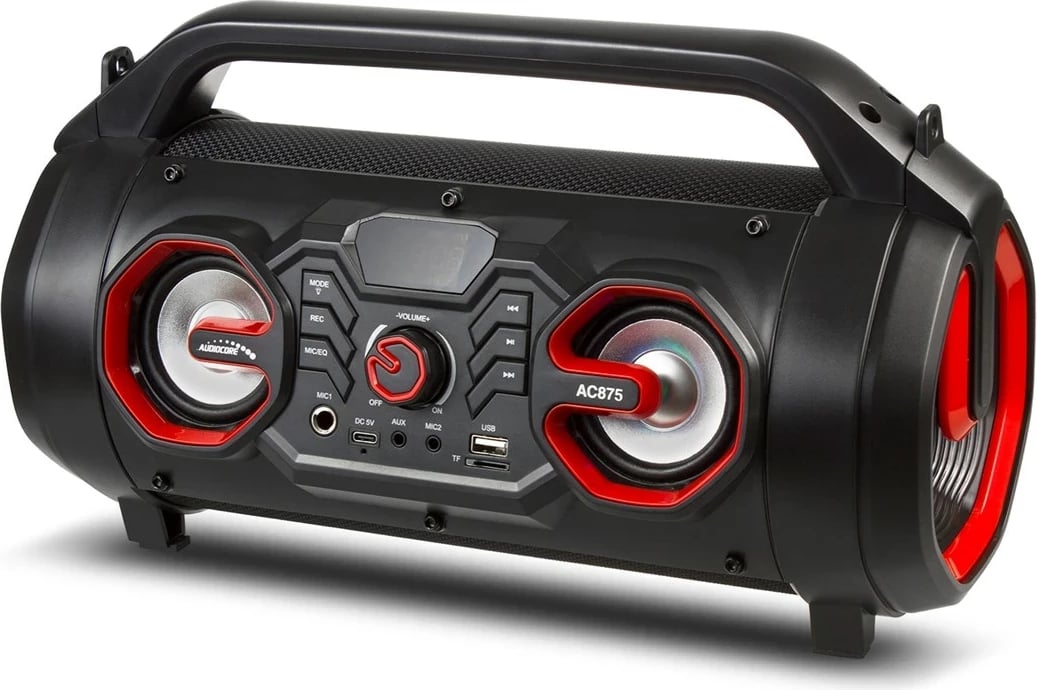 Boks portativ AUDIOCORE AC875, bluetooth 5.0, FM Radio, 2000mAh, i zi