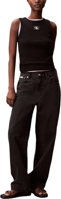 Maicë pa mëngë Calvin Klein Jeans femra, e zezë