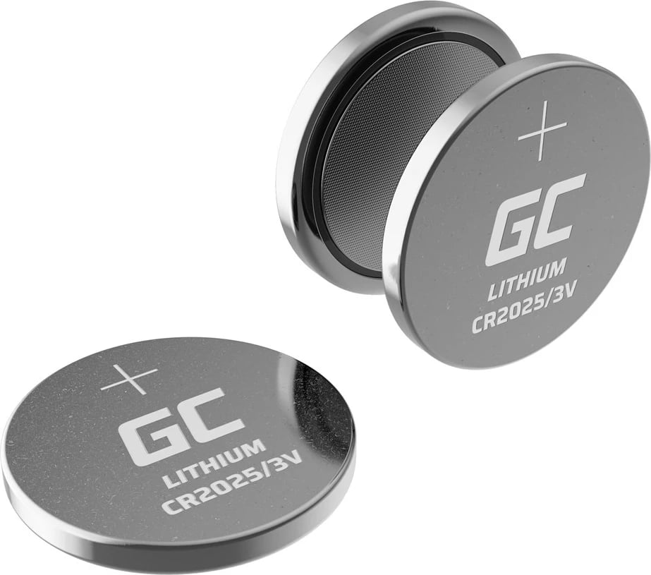Bateri Green Cell CR2025, 3V, 160mAh, 10 copë, Argjendtë