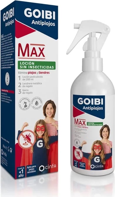 Losion kundër zgjebave GOIBI Anti-Lice Max unisex 200ml