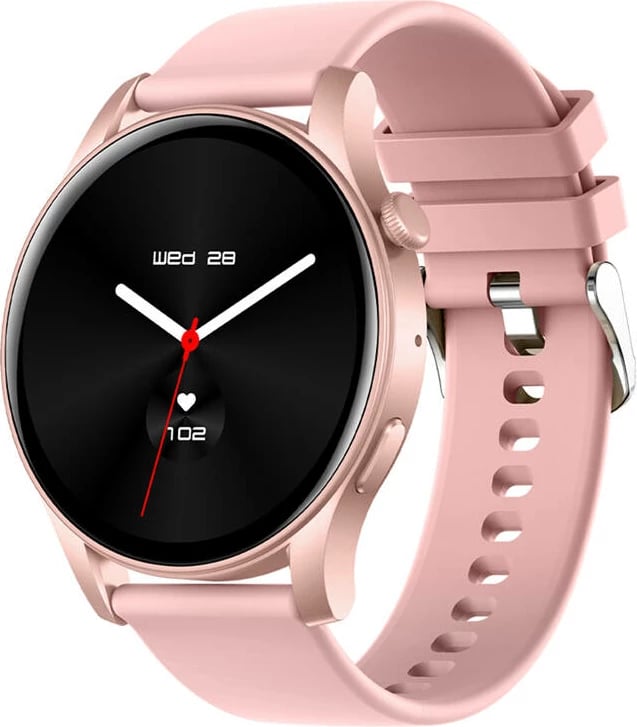 Smartwatch Colmi V73, 1.43" AMOLED, për iOS/Android, Rozë