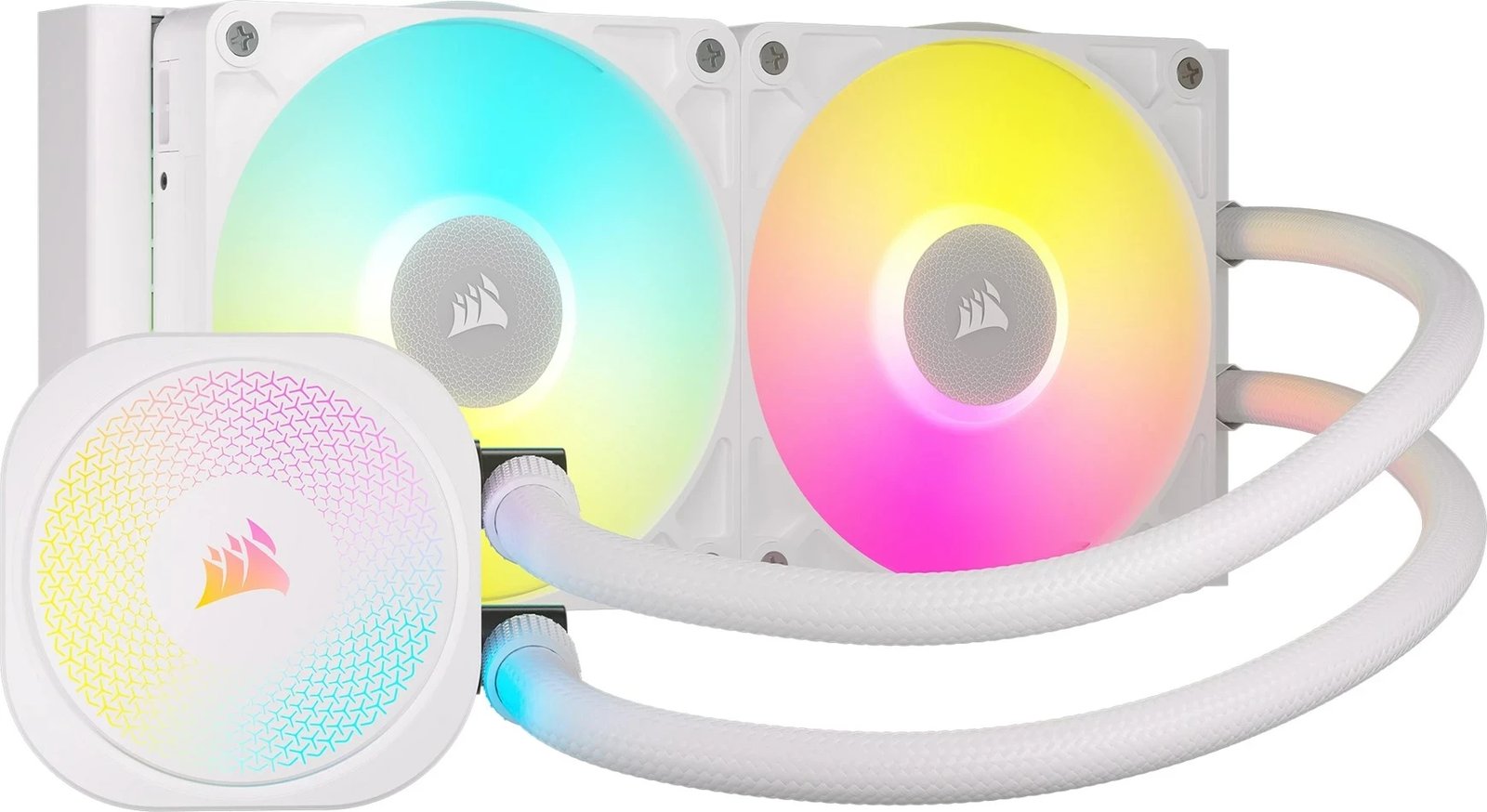 Ftohës Corsair iCUE LINK TITAN RX RGB, për procesor, i bardhë
