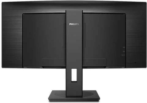 Monitor Philips 345B1C, 34 inç, UltraWide QHD, VA, i lakuar, i zi