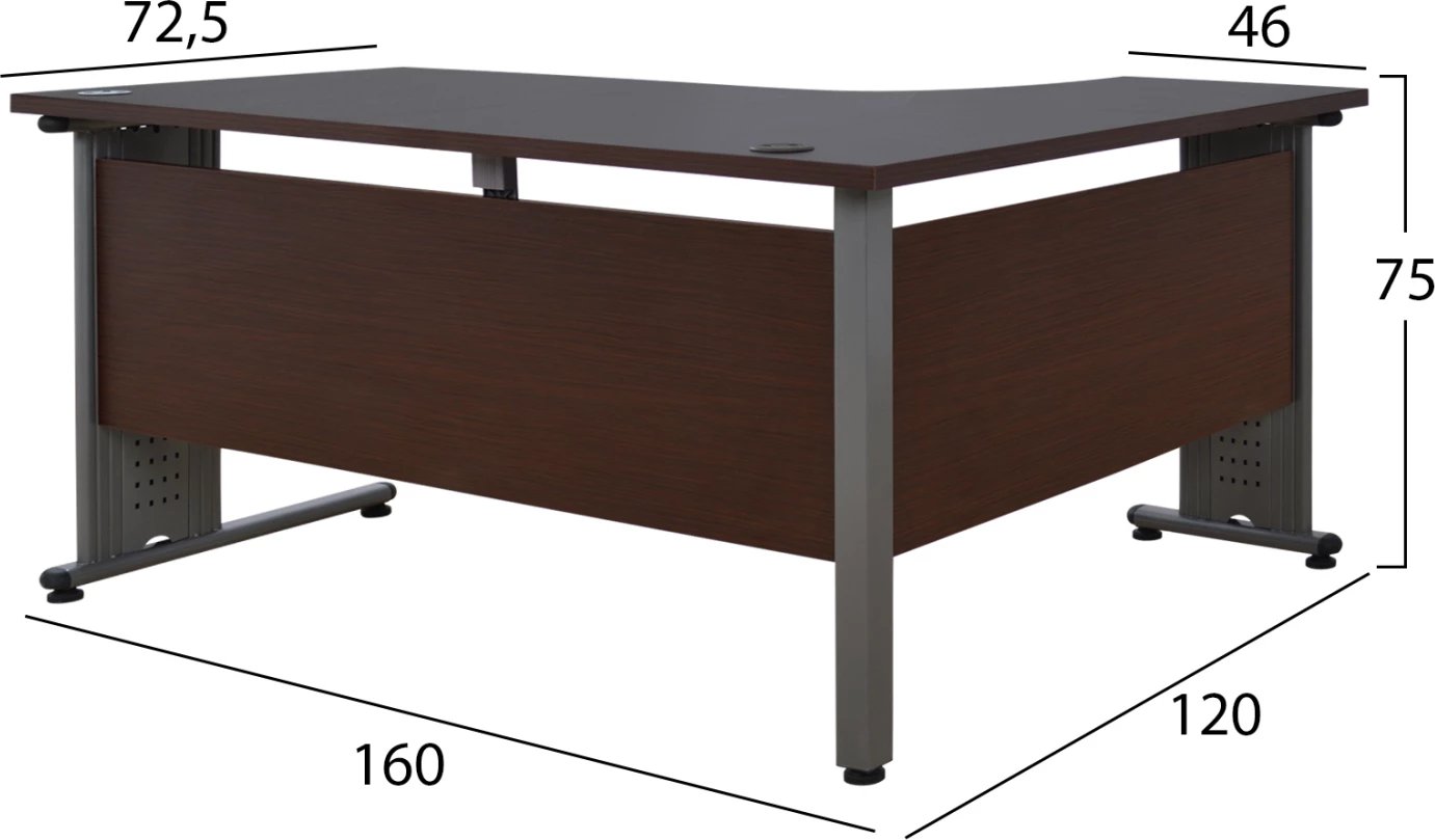 Set për zyre 2 pjesë, ngjyrë wenge, FH10206.02L
