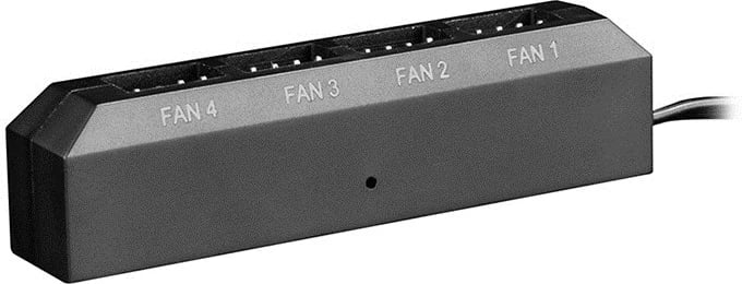 Hub i Ventilatorëve DEEPCOOL FH-04, i Zi
