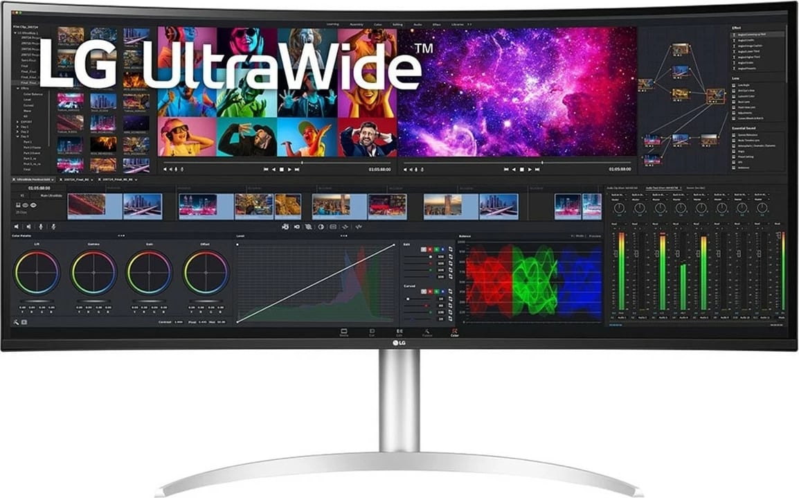 Monitor LG 40WP95XP-W, UltraWide 5K, 100.8 cm, Bardhë