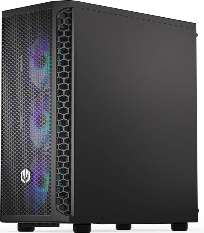 Kasë Endorfy Signum 300 ARGB, Midi Tower, xham i fortë, 4 ventilatorë ARGB, e zezë