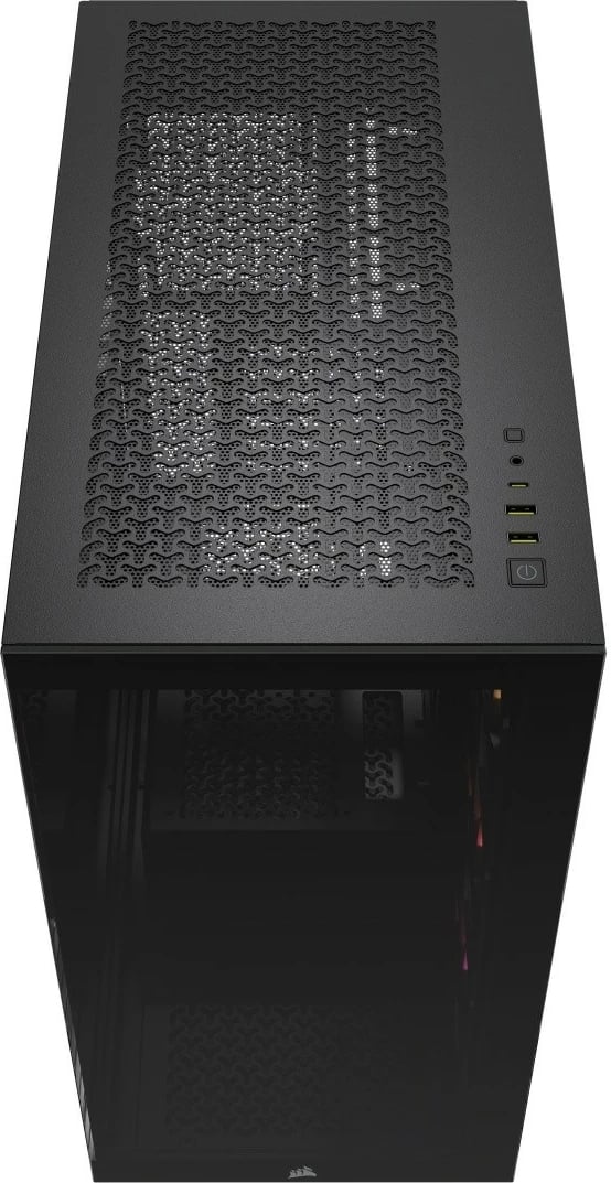 Kasë Corsair 3500X ICUE LINK RGB TG, Midi Tower, e zezë
