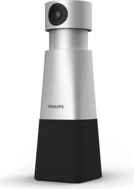 Kamerë konferencash Philips PSE0550/00 me mikrofon të integruar, 4K, Full HD, USB, e zezë/argjendtë