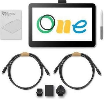 Tabletë grafike Wacom One 12, Wired & Wireless, 2540 lpi, 257 x 145 mm, USB, Pen, 29.5 cm (11.6")