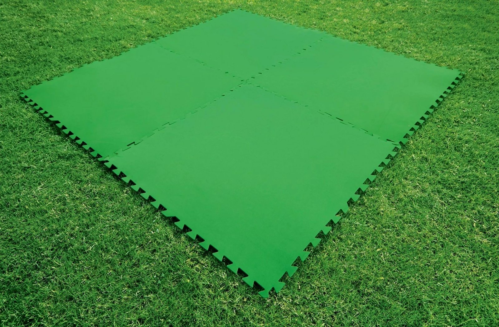 Mbrojtës dyshemeje për pishinë Bestway Flowclear 78cm x 78cm, i gjelbër, set prej 8 copësh