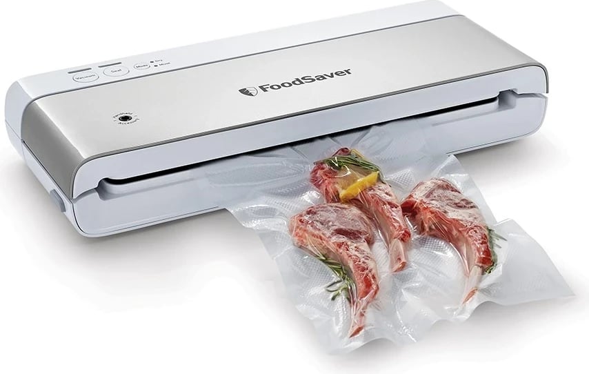 Vakum sealer FoodSaver VS0100X, Argjend, Bardhë