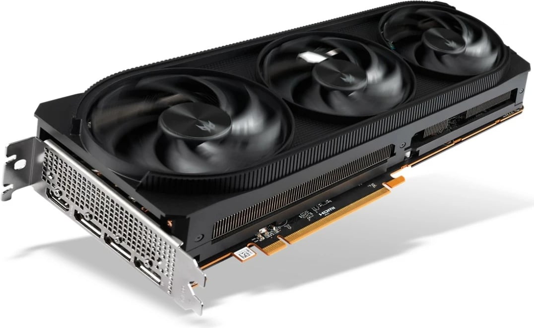 Kartelë grafike Acer RX 7800 XT OC, Radeon RX 7800 XT, 16 GB, GDDR6, 3 ventilatorë, e zezë