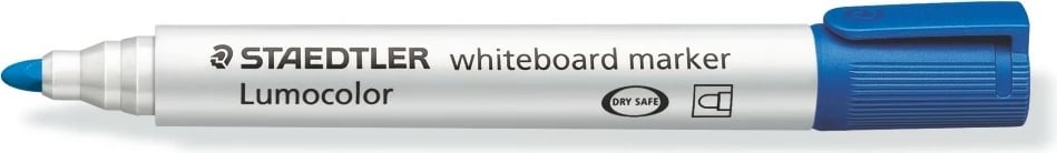 Set markerash whiteboard STAEDTLER Lumocolor 4 copë, majë e rrumbullakët 2mm, multingjyrësh
