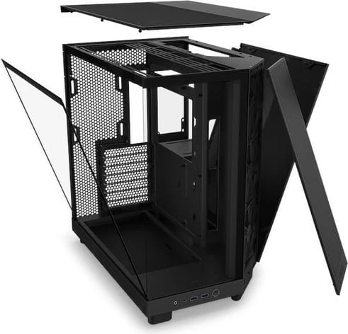 Kasë NZXT H6 Flow Midi Tower me xham të temperuar, e zezë