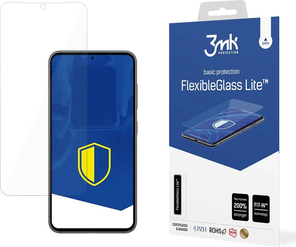 Mbështjellës xhami hibrid 3mk Protection FlexibleGlass Lite për Samsung Galaxy S24