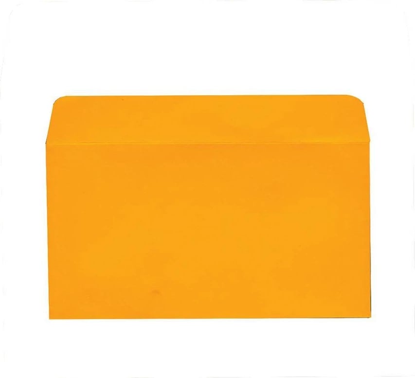 Zarf luksoz NEXT 200g, 11x22cm, Portokalli, 20 copë