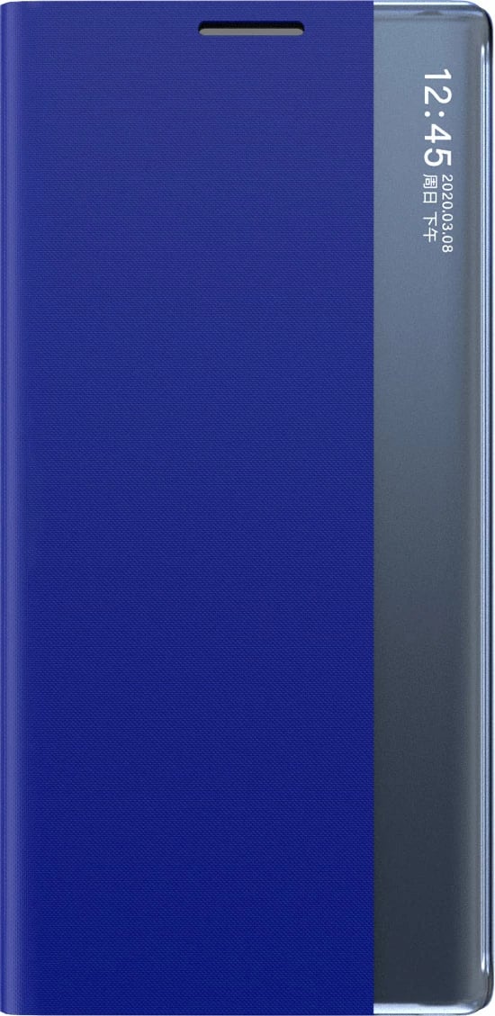 Mbështjellës Hurtel për Samsung Galaxy A53 5G, me kapak dhe qëndrim, kaltër