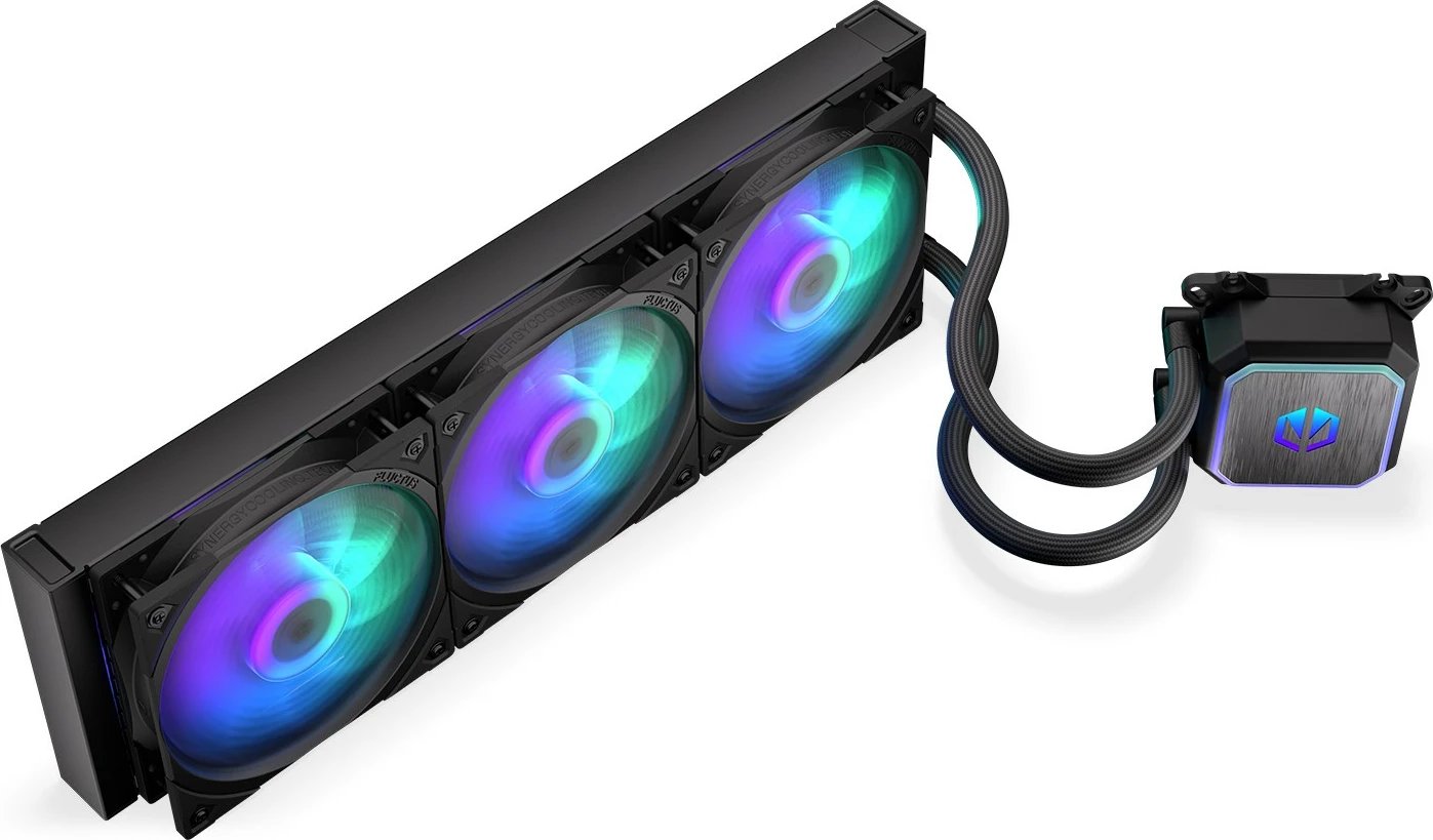 Ftohës procesori me ujë Endorfy Navis F360 ARGB EY3B006 360mm, 3x120mm PWM ARGB, bllok bakri, radiator alumini, LGA1700/AM5