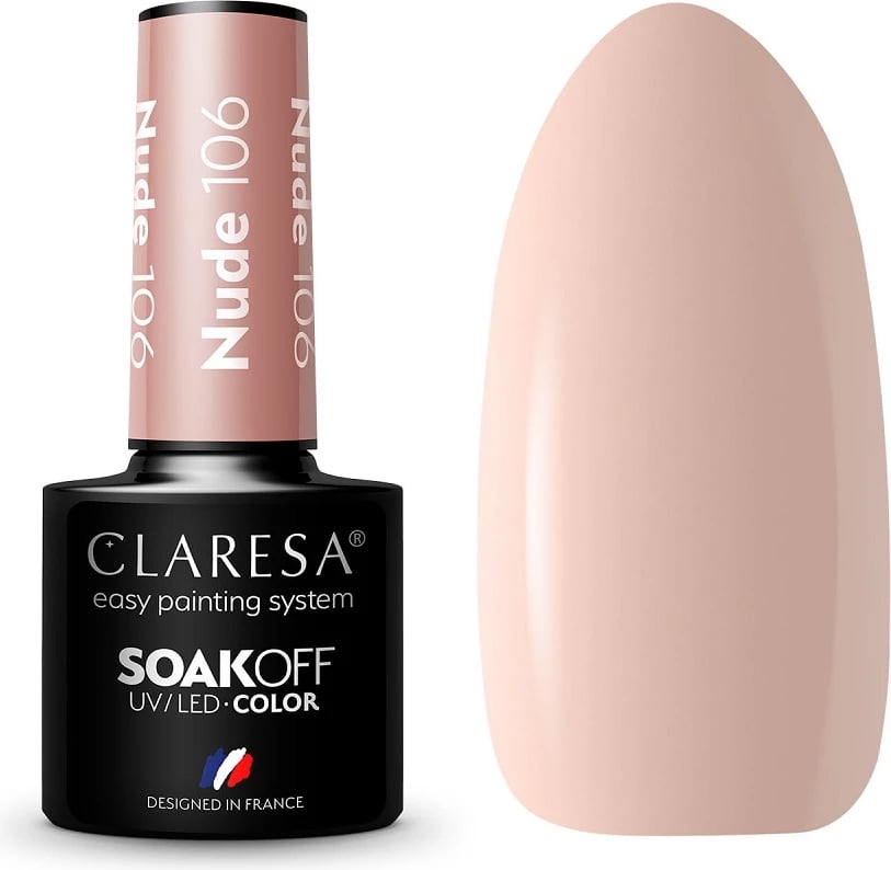 Llak për thonj për femra Claresa Hybrid Nude 106, 5g