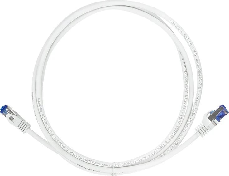 Kabulli Patchcord LogiLink, kat6a, 0.25m, bardhë