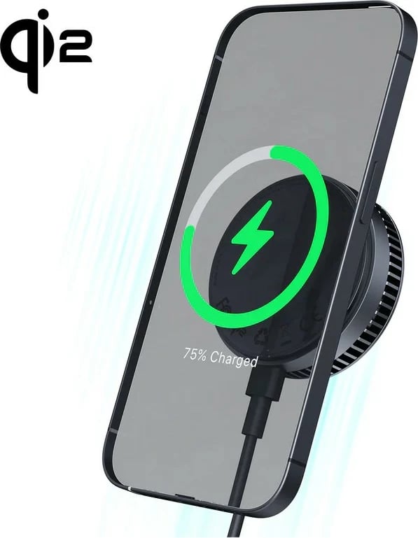 Karikues wireless AUKEY LC-G10 MagFusion GameFrost Qi2, 15W, USB-C, Gri