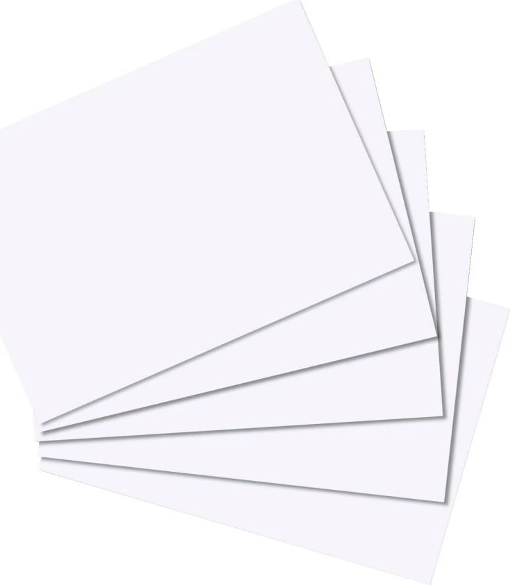Letra të bardha Herlitz 10621449, 170 g/m², 100 copë