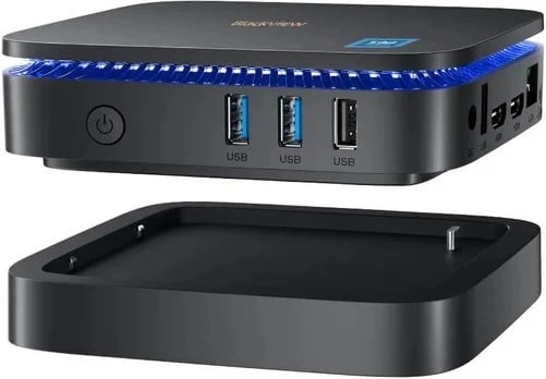 Kasë mini PC Blackview MP60 N150, 16 GB RAM, 1 TB SSD, Windows 11 Pro, e zezë
