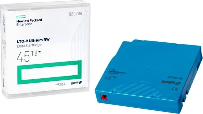 Kasetë ruajtjeje Hewlett Packard Enterprise Q2079A, LTO-9, 45 TB, Blu