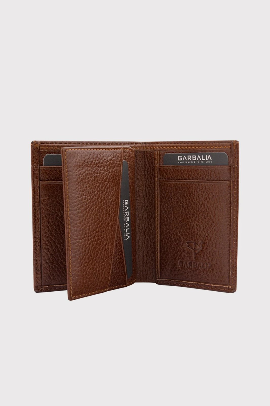 Portofol për burra, lëkurë natyrale, ngjyrë tan, Franklin Crazy