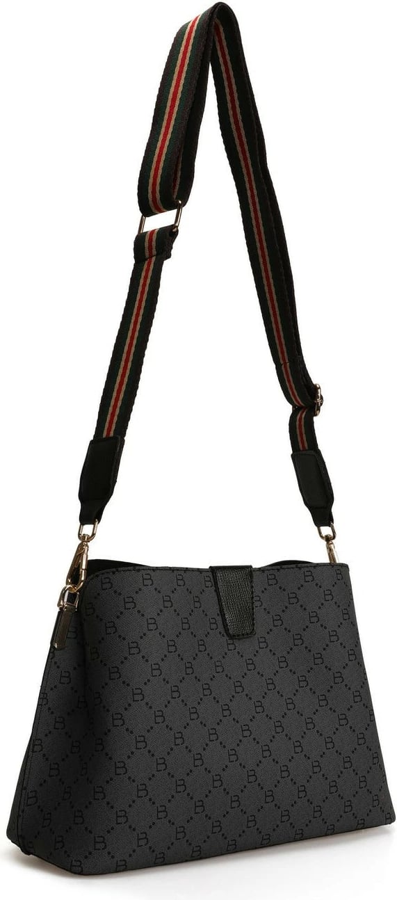 Çantë krahu Lucky Bees, 334 v2, gri e zezë