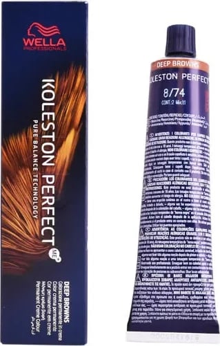 Ngjyrë për flokë Wella Koleston Perfect Me+ 8/74 Deep Browns 60ml