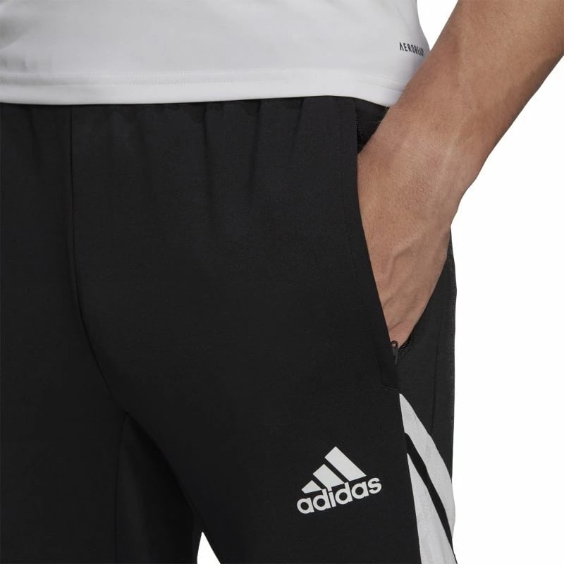 Pantallona futbolli adidas për meshkuj, të zezë