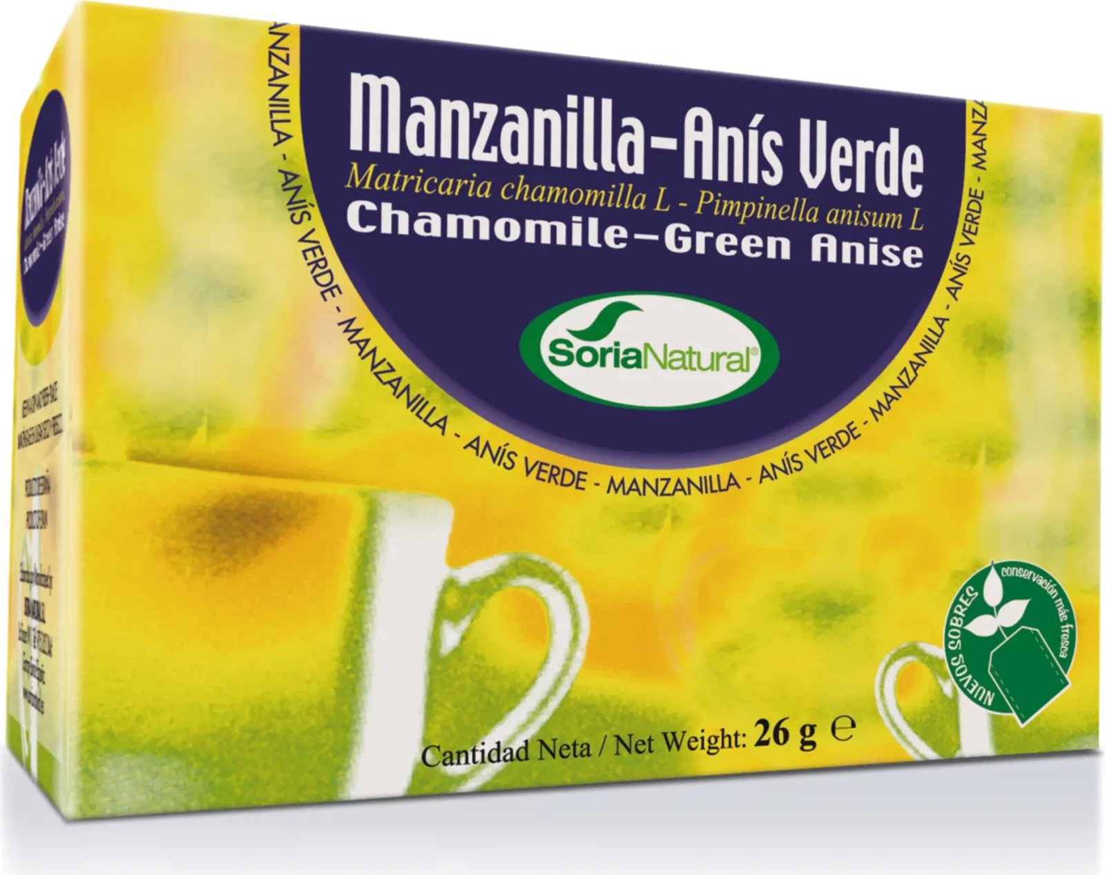 Çaj bimor Soria Manzanilla me Anise, 20 filtera