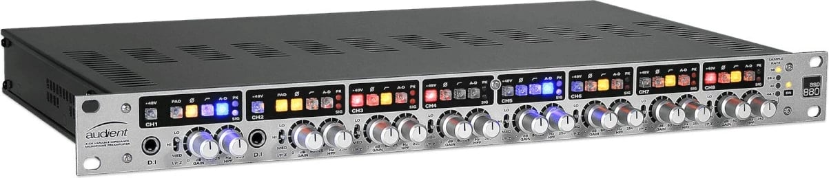 Preamplifikator mikrofoni Audient ASP880, 8 kanale, i zi