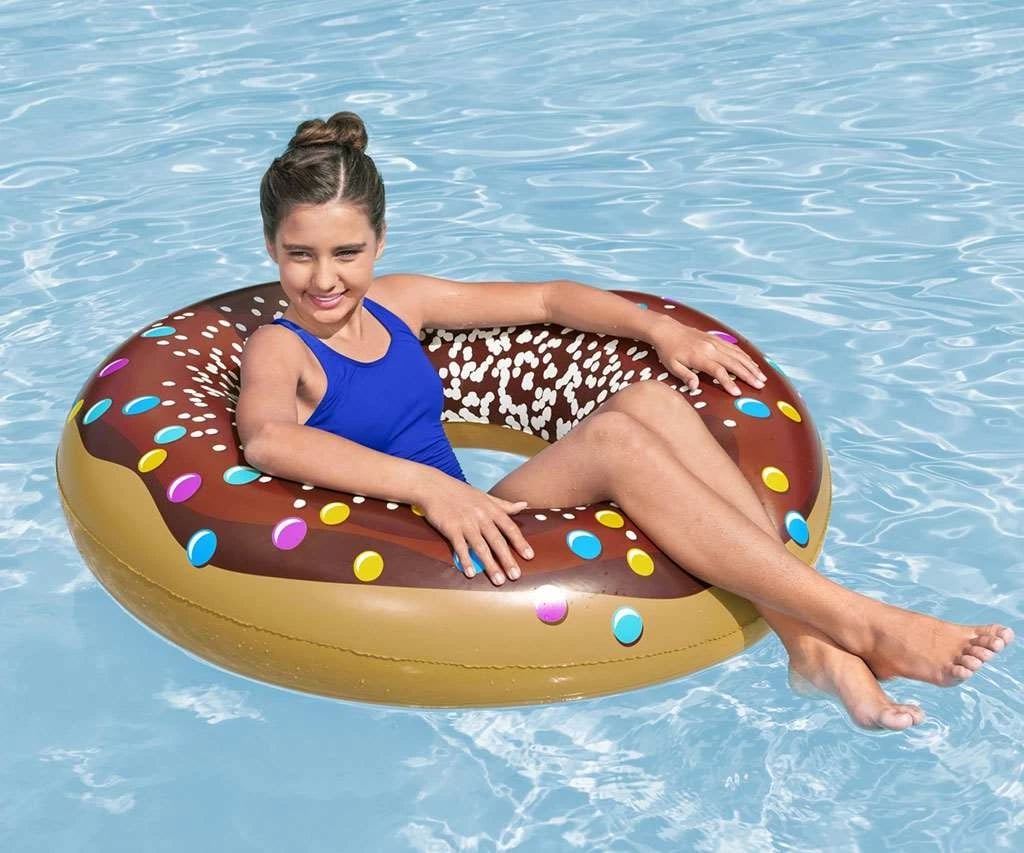 Rreth noti i fryshëm, Bestway, DONUT, 107 cm, kafe