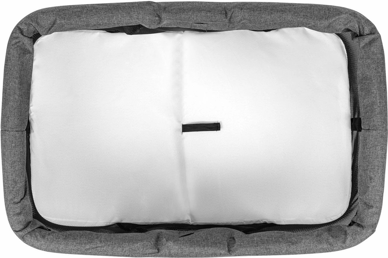 Djep palosës Evila Originals, ngjyrë gri e çelët