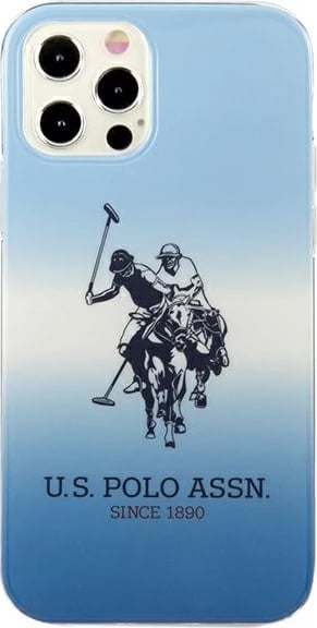 Mbështjellës U.S. Polo Assn. USHCP12MPCDGBL për iPhone 12/12 Pro 6.1", Gradient, Blu