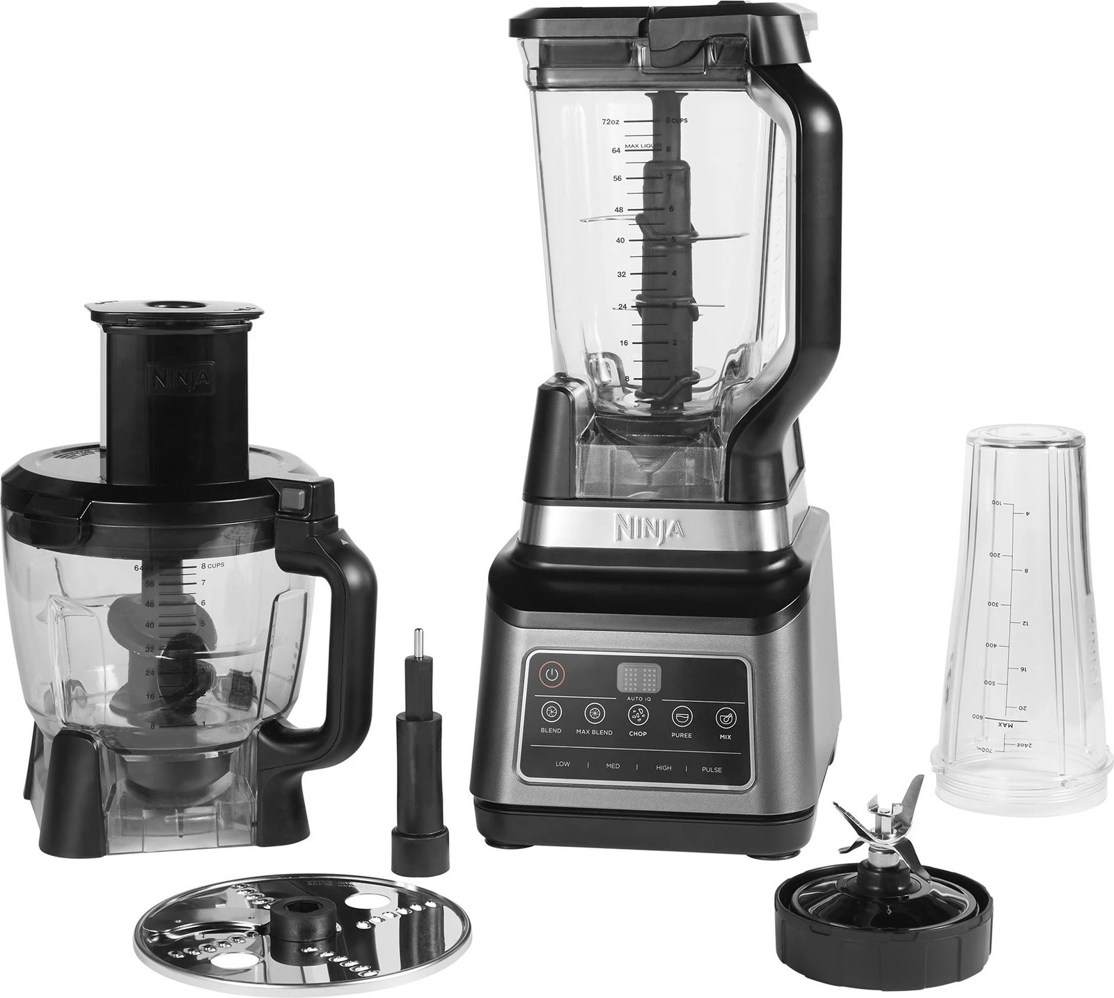 Blender Ninja BN800, 2.1 L, 21000 RPM, 1200 W, Ngjyrë e zezë, argjend
